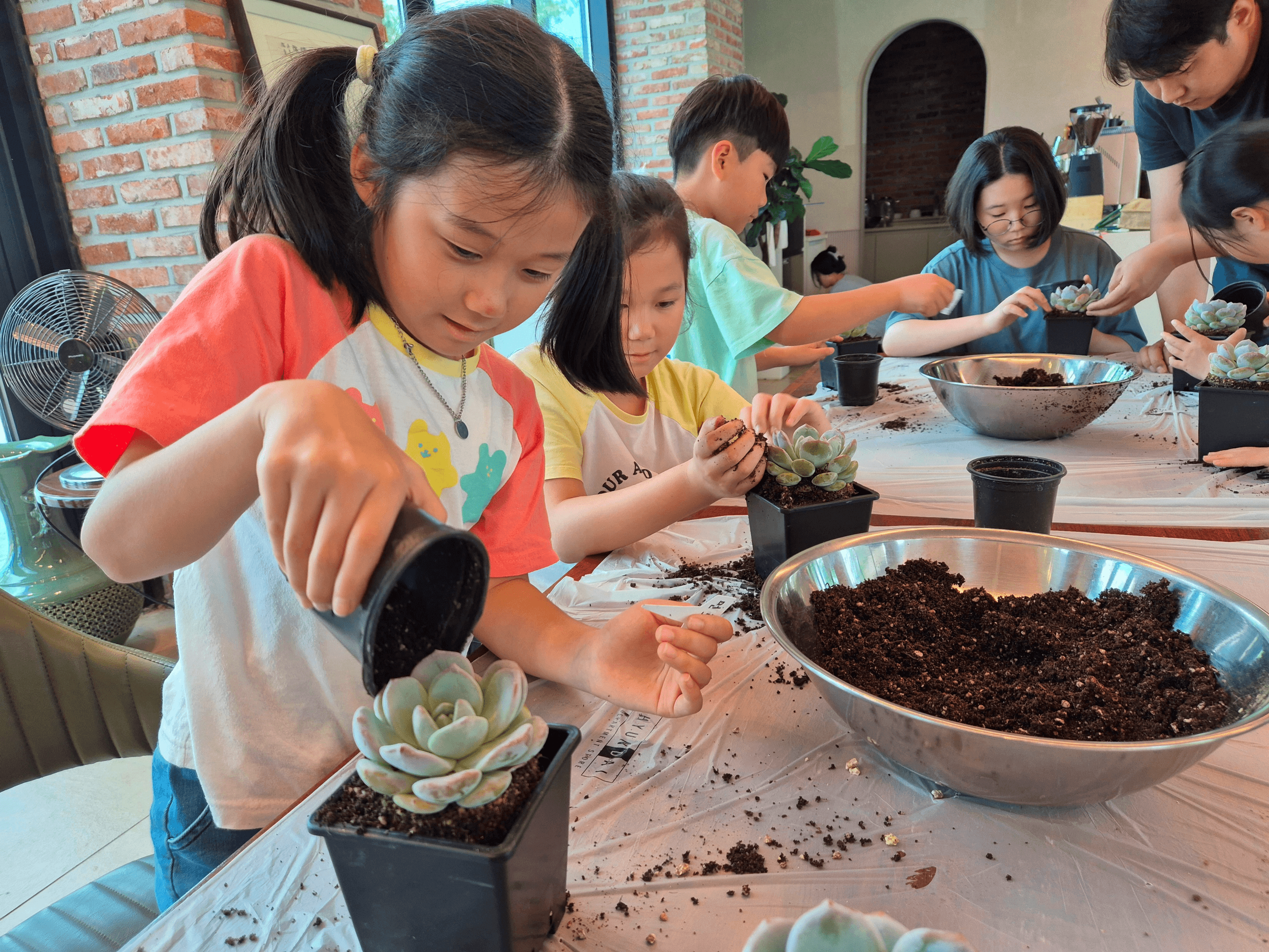 나누며 배우는 농업 교육 활동 사진